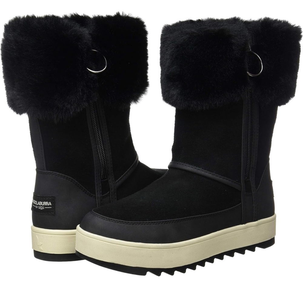 Koolaburra by Ugg | Tynlee Winter Boots with Shearling Cuff | Black